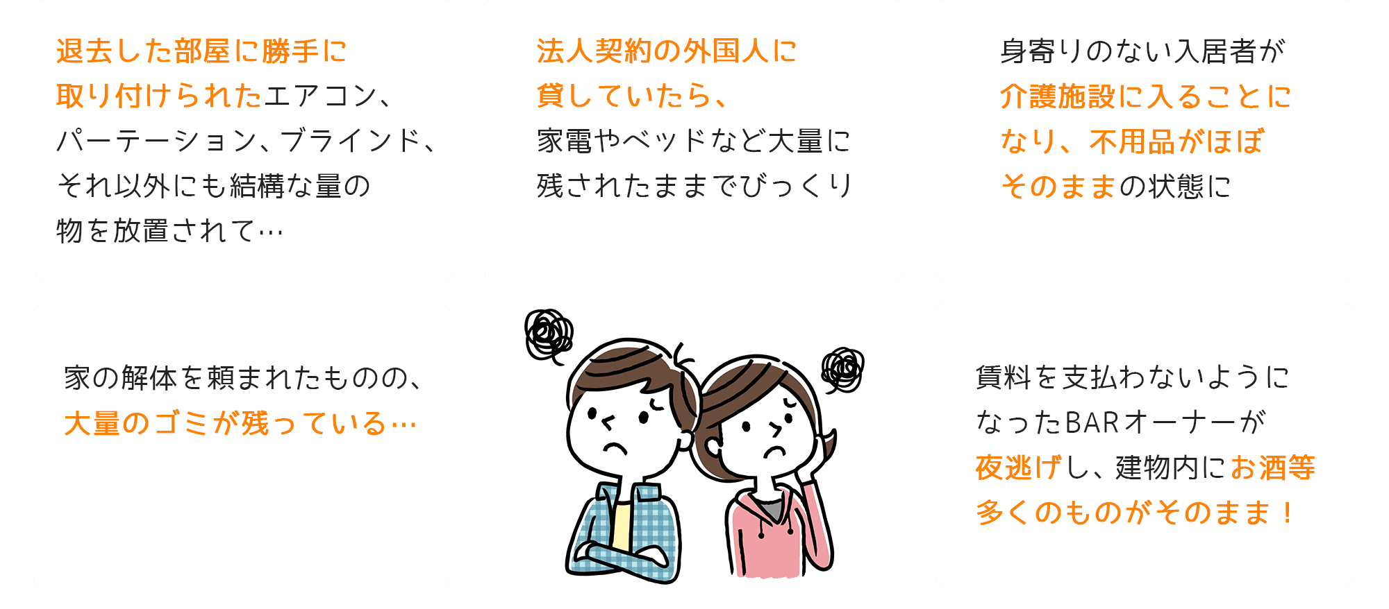 お悩みの内容